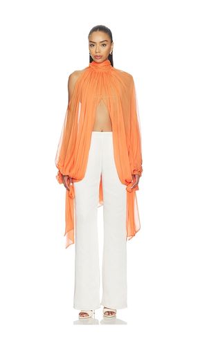 Tie-neck Cropped Cocoon Blouse en . Taille 2. Also en 6, 8 - Prabal Gurung - Modalova