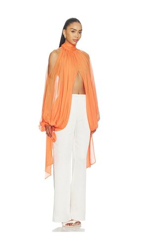 Tie-neck Cropped Cocoon Blouse en . Taille 2. Also en 6, 8 - Prabal Gurung - Modalova