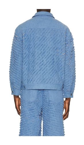 BLOUSON EN JEAN CUT THROUGH en . Taille L. Also en M, S, XL/1X - Pas Une Marque - Modalova