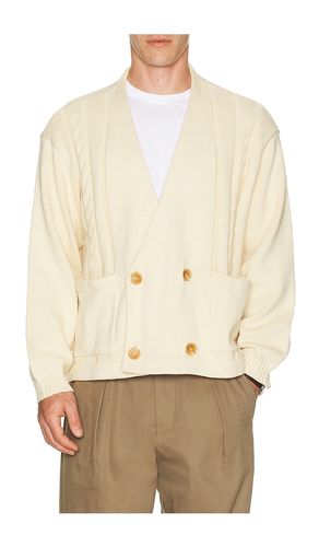 GILET DOUBLE BREASTED CABLE KNIT en . Taille L. Also en M, S, XL/1X - Found - Modalova