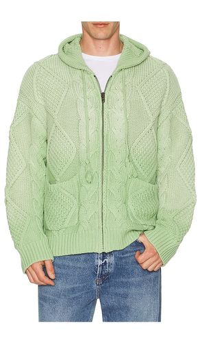 SWEAT À CAPUCHE ZIP UP CABLE KNIT en . Taille M. Also en S, XL/1X - Found - Modalova