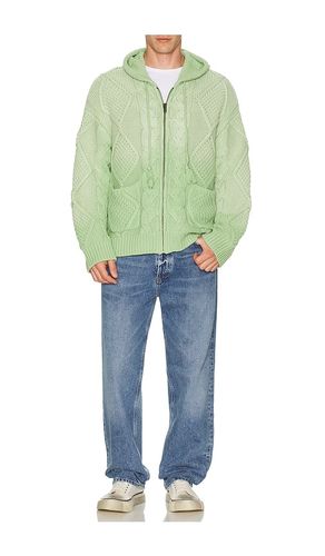 SWEAT À CAPUCHE ZIP UP CABLE KNIT en . Taille M. Also en S, XL/1X - Found - Modalova