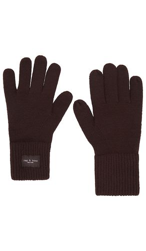 Rag & Bone GANTS BLAKE en Burgundy - Rag & Bone - Modalova