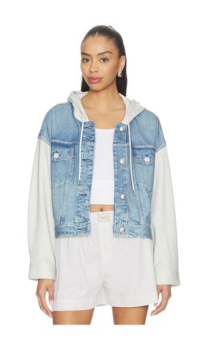 Rb Miramar Terry Combo Hooded Trucker en , . Taille L. Also en - Rag & Bone - Modalova