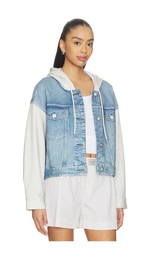Rb Miramar Terry Combo Hooded Trucker en , . Taille L. Also en - Rag & Bone - Modalova