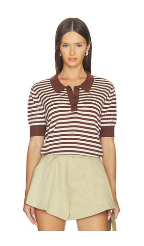 Stripe Knit Polo en . Taille XS. Also en S, L - RENGGLI - Modalova