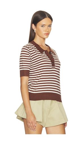 Stripe Knit Polo en . Taille XS. Also en S, L - RENGGLI - Modalova