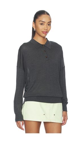 Silk Cashmere Boxy Long Sleeve Polo en . Taille L. Also en M, S, XL, XS, XXS - RENGGLI - Modalova
