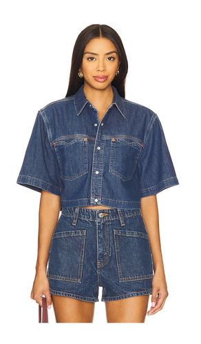 CHEMISE OVERSIZED CROP en . Taille L. Also en M, S, XS - RE/DONE - Modalova
