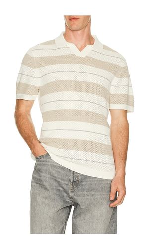 Cotton Linen Stripe Victor Polo en . Taille L. Also en M, XL/1X, XXL/2X - Reigning Champ - Modalova