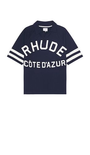 Cote D'azur Pique Raglan Polo in . Size S - Rhude - Modalova