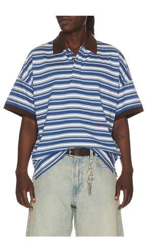 Fontaine Striped Short Sleeve Polo Shirt en . Taille S. Also en M, L, XL/1X - Rhude - Modalova