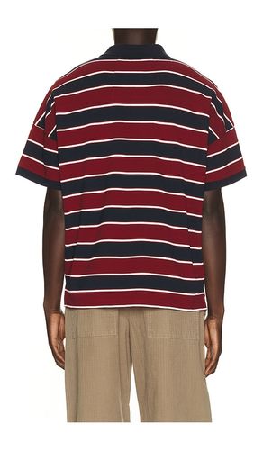 Fontaine Striped Short Sleeve Polo Shirt en . Taille S. Also en M, L, XL/1X - Rhude - Modalova