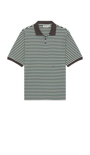 Stripe Short Sleeve Polo in . Size M - Rhythm - Modalova