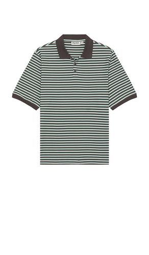 Stripe Short Sleeve Polo in . Size M, XL/1X - Rhythm - Modalova
