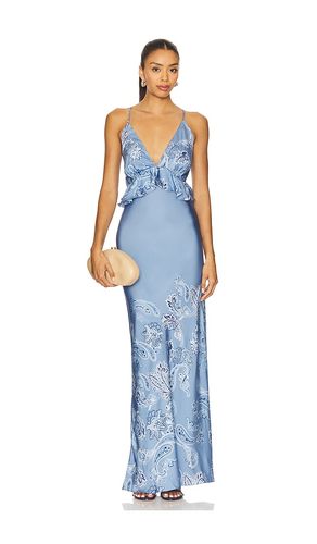 ROBE MAXI CROISÉE AU DOS ET FORME PÉPLUM en . Taille L. Also en M, XXS - ROCOCO SAND - Modalova