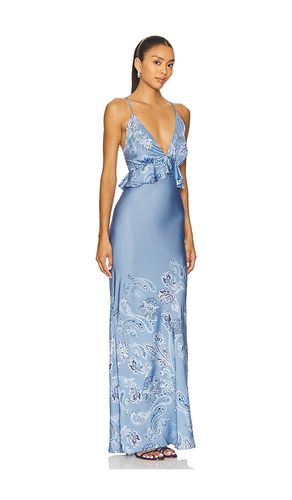 ROBE MAXI CROISÉE AU DOS ET FORME PÉPLUM en . Taille L. Also en M, XXS - ROCOCO SAND - Modalova