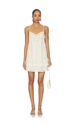 ROBE COURTE LACE DETAIL MINI DRESS en . Taille M. Also en S, XL, XXL, XXS - ROCOCO SAND - Modalova
