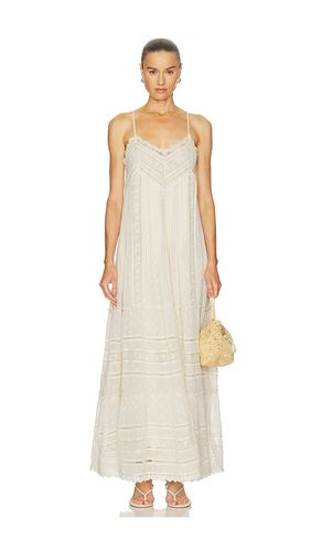 ROBE LONGUE EN DENTELLE LACE MAXI DRESS en . Taille M. Also en S, XXL - ROCOCO SAND - Modalova