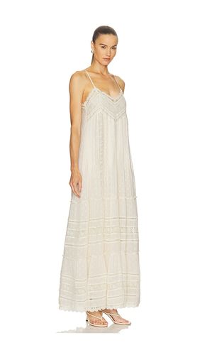 ROBE LONGUE EN DENTELLE LACE MAXI DRESS en . Taille M. Also en S, XXL - ROCOCO SAND - Modalova