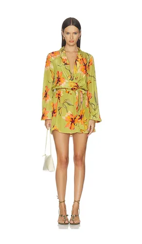 ROBE COURTE MINI DRESS WITH DETACHABLE BELT en . Taille L. Also en M, S, XL, XS, XXS - ROCOCO SAND - Modalova