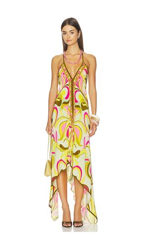 ROBE COURTE HIGH-LOW HANDKERCHIEF DRESS en . Taille L. Also en S, XXL - ROCOCO SAND - Modalova