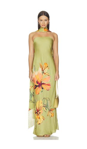 ROBE MAXI STRAPLESS MAXI DRESS WITH FRINGE en . Taille XS. Also en XXL - ROCOCO SAND - Modalova