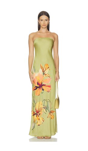ROBE MAXI STRAPLESS MAXI DRESS WITH FRINGE en . Taille M. Also en XS, XXL - ROCOCO SAND - Modalova