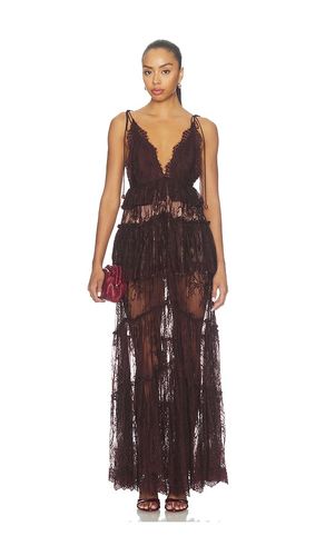 ROBE LACE FRILL en . Taille L. Also en M, S, XS - ROCOCO SAND - Modalova