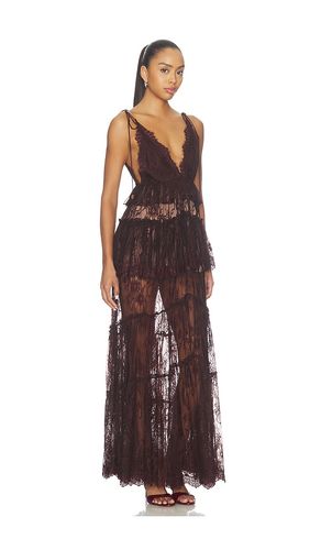 ROBE LACE FRILL en . Taille L. Also en M, S, XS - ROCOCO SAND - Modalova