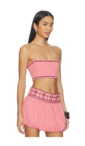Smocking Bandeau Top en . Taille L. Also en M, XL, XS, XXL - ROCOCO SAND - Modalova