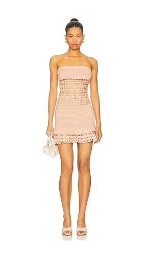 ROBE EN CROCHET ORNÉE DE PERLES VALI en . Taille M. Also en L, XL - retrofete - Modalova