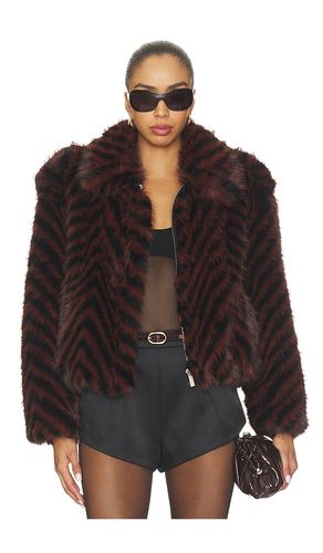 Segrid Faux Fur Bomber en . Taille L. Also en M, S, XL, XS, XXS - retrofete - Modalova