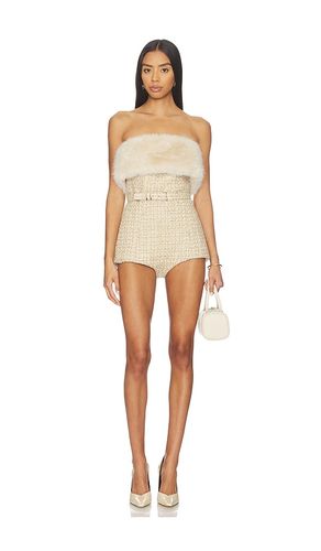 Concetta Tweed Romper en . Taille M. Also en S, XS - retrofete - Modalova