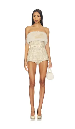 Concetta Tweed Romper en . Taille S. Also en M - retrofete - Modalova
