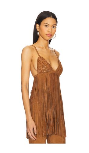 Jacinta Suede Fringe Bra en . Taille M. Also en L - retrofete - Modalova