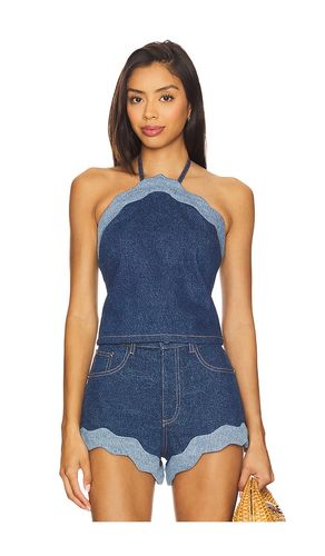 TOP EN DENIM RHONDA en . Taille L. Also en M, S, XL, XS, XXS - retrofete - Modalova