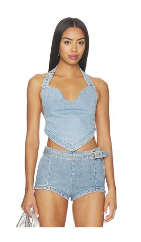 Amelisse Denim Top en . Taille L. Also en M, S, XL - retrofete - Modalova