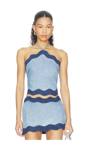 Iselda Denim Top en . Taille L. Also en M, S, XL, XS - retrofete - Modalova