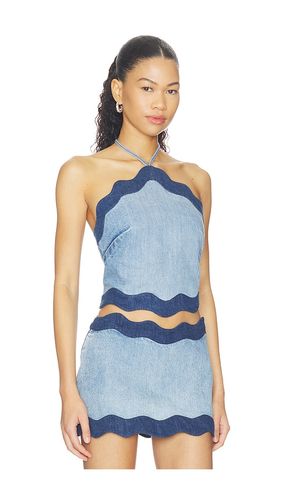 Iselda Denim Top en . Taille L. Also en M, S, XL - retrofete - Modalova