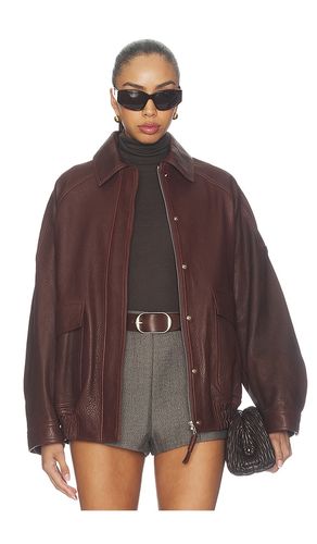 Grain Leather Aviator Jacket en . Taille 32. Also en 34, 36, 38 - Rohe - Modalova