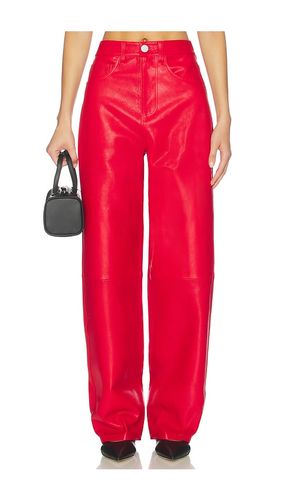 PANTALON EN CUIR BAGGY en . Taille 34. Also en - Rohe - Modalova