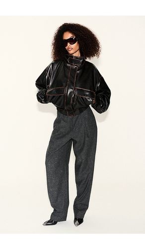 Single Pleat Straight Leg Trousers en . Taille 32. Also en 36, 38 - Rohe - Modalova
