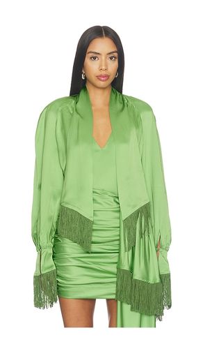 CHEMISE RAGLAN EN SATIN AVEC FOULARD en . Taille L. Also en M, S, XS - Rowen Rose - Modalova