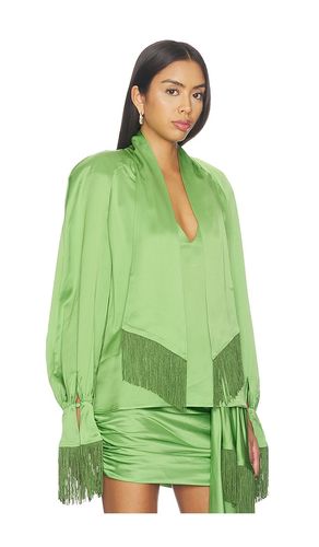 CHEMISE RAGLAN EN SATIN AVEC FOULARD en . Taille L. Also en M - Rowen Rose - Modalova
