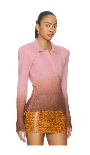 Long Sleeve Polo Top en . Taille L. Also en M, S, XS - Rowen Rose - Modalova