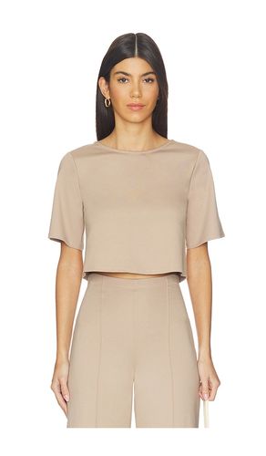 TOP MANCHES COURTES EN MAILLE PONTE en . Taille L. Also en M - Ripley Rader - Modalova