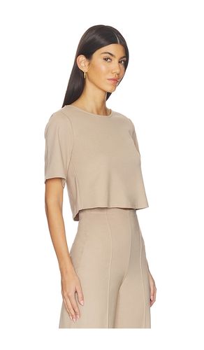 TOP MANCHES COURTES EN MAILLE PONTE en . Taille L. Also en M - Ripley Rader - Modalova