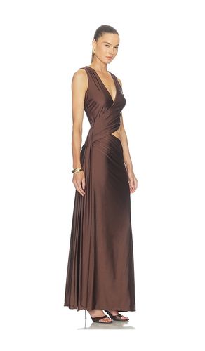 ROBE MAXI AVEC DÉCOLLETÉ PLONGEANT MAZINI en . Taille L. Also en M, S, XL, XS - Runaway The Label - Modalova