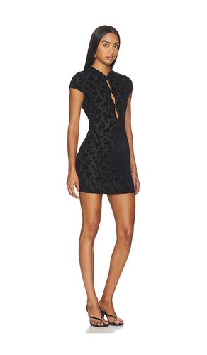 Lucie Mandarin Collar Mini Dress en . Taille L. Also en M - Runaway The Label - Modalova